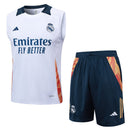 Conjunto Regata Real Madrid 2024/25 - Branca e Azul