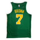 Regata NBA Boston Celtics Gold Nike Authentic Brown 7 - Verde