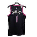 Regata NBA Minnesota Timberwolves Nike Authentic Edwards 1 - Preta