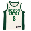 Regata NBA Boston Celtics City Edition Nike Authentic Walker 8 - Branca