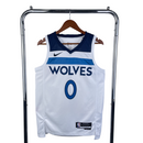 Regata NBA Timberwolves Nike Authentic Russell 0 - Branca