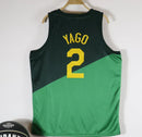 Regata Seleção Brasileira Basquete + Patch CBB e Copa do Mundo 2023 Yago 2 - Verde