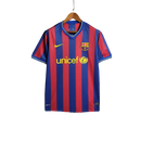 Camisa Retrô Barcelona Home 09/10 Torcedor Nike Masculina - Azul e Grená