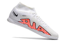 Chuteira Futsal Nike Air Zoom Superfly 9 TF - Branco/Laranja - Cano Alto