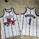 Regata NBA Toronto Raptors Retrô 1998-1999 Mitchell & Ness Authentic McGrady 1 - Branca