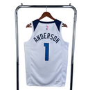 Regata NBA Timberwolves Nike Authentic Anderson 1 - Branca