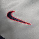 Camisa Retrô PSG Away Nike 2000/01 Masculino Cinza e Branco