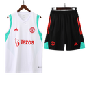 Conjunto Regata Manchester United 23/24 Adidas - Branco