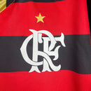 Camisa Retrô Flamengo I 2008/09 Nike Manga Longa Masculina - Vermelha e Preta