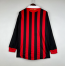 Camisa A.C Milan  - Retrô Manga longa 09/10  (Casa)