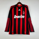 Camisa A.C Milan  - Retrô Manga longa 08/09 (Casa)