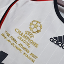 Camisa A.C Milan - Retrô Manga Longa | 06/07 (Fora)