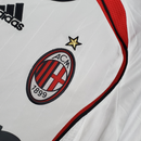Camisa A.C Milan - Retrô Manga Longa | 06/07 (Fora)