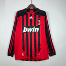 Camisa A.C Milan - Retrô Manga Longa  | 07/08  (Casa)