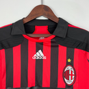 Camisa A.C Milan - Retrô Manga Longa  | 07/08  (Casa)