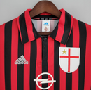 Camisa A.C Milan - Retrô Manga Longa 99/00 (Casa)