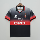 Camisa A.C Milan - Retrô | 95/96 (Treino) Preta e Branca