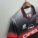 Camisa A.C Milan - Retrô | 95/96 (Treino) Preta e Branca