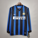 Camisa Inter De Milão - Retrô Manga Longa| 10/11 -  (Casa)