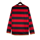 Camisa Retrô Flamengo I 2008/09 Nike Manga Longa Masculina - Vermelha e Preta