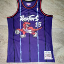 Regata NBA Toronto Raptors Retrô 1998-1999 Mitchell & Ness Authentic Carter 15 - Azul