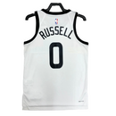 Regata NBA Minnesota Timberwolves City Edition Nike Authentic Russell 0 - Branca