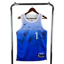 Regata NBA Timberwolves City Edition Nike Authentic Anderson 1 - Azul