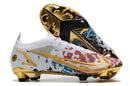 Chuteira Campo Nike Mercurial Vapor 14 Elite FG Gold/Red - Low