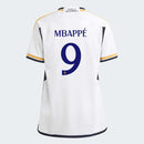 Camisa Real Madrid Home "MBAPPÉ 9" 2023/24 Torcedor Adidas - Branco