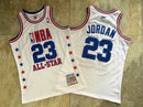 Regata NBA Chicago Bulls Retrô 2003 Mitchell & Ness Authentic Jordan 23 - Branca