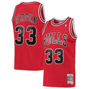 Regata NBA Chicago Bulls Retrô 1997 - 1998 Mitchell & Ness Authentic Pippen 33 - Vermelha