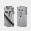 Regata NBA Portland Trail Blazers City Edition 20/21 Nike Authentic Swingman Lillard 0 - Branca