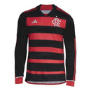 Camisa Manga Longa Flamengo I 24/25 - Adidas - Vermelho e Preto